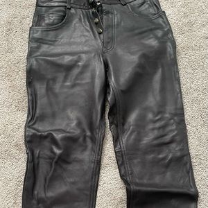 Leather pants . Very good quality leather great condition